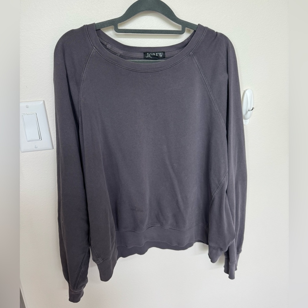 J. Crew Reimagined French Terry Sweatshirt. Women’s Large.